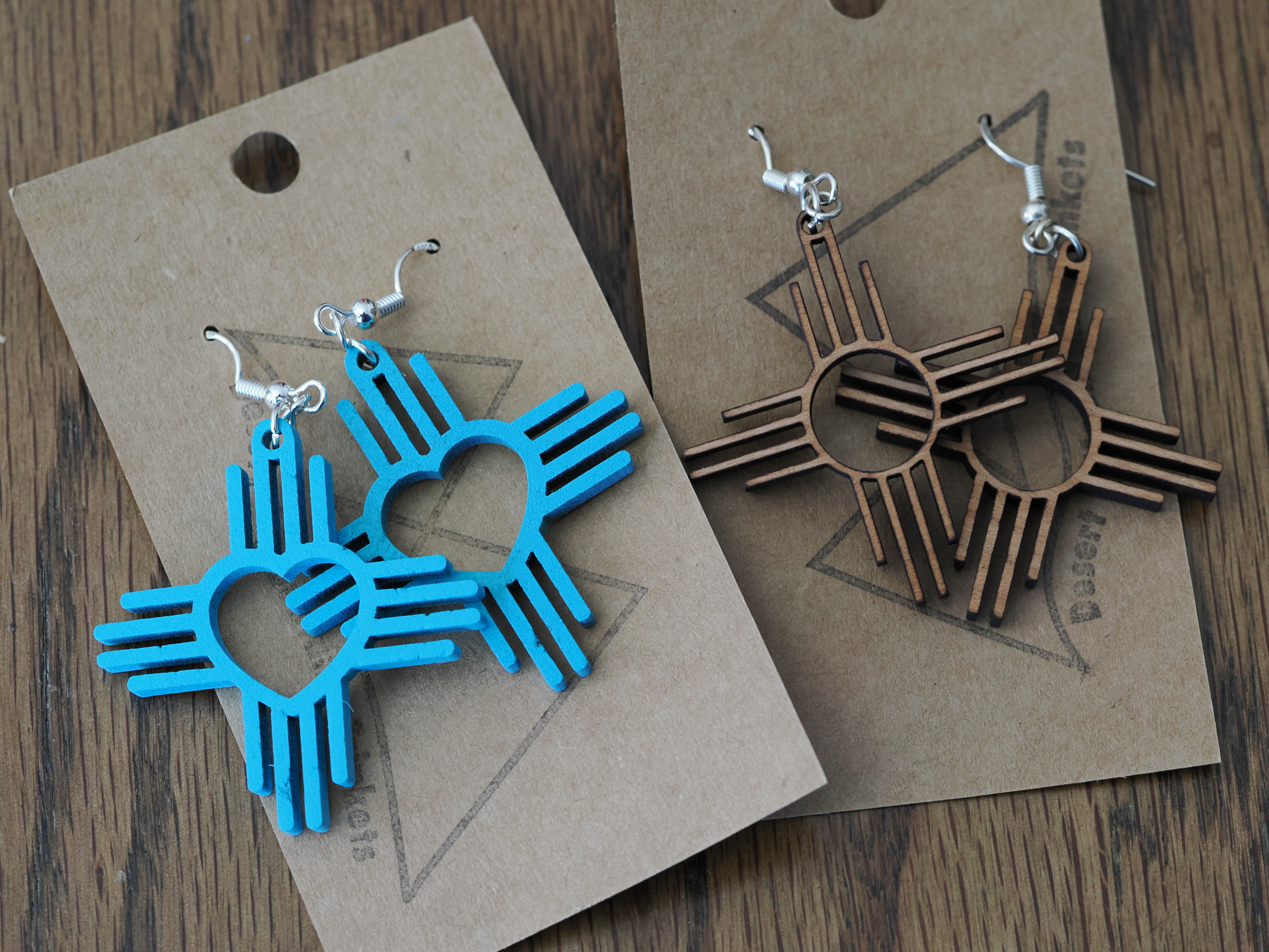 Small Zia Dangle Earrings