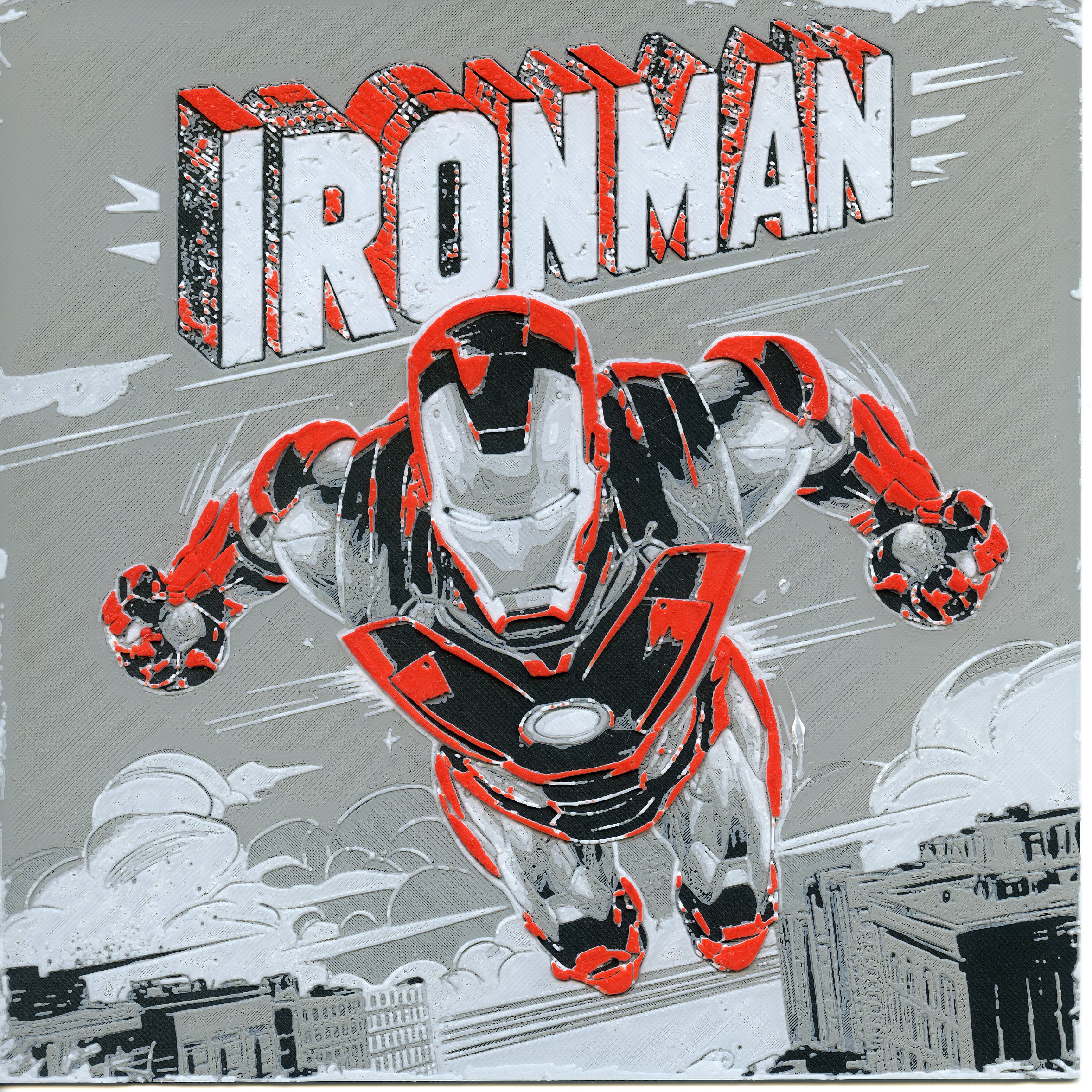 Comic inspired Hueforge