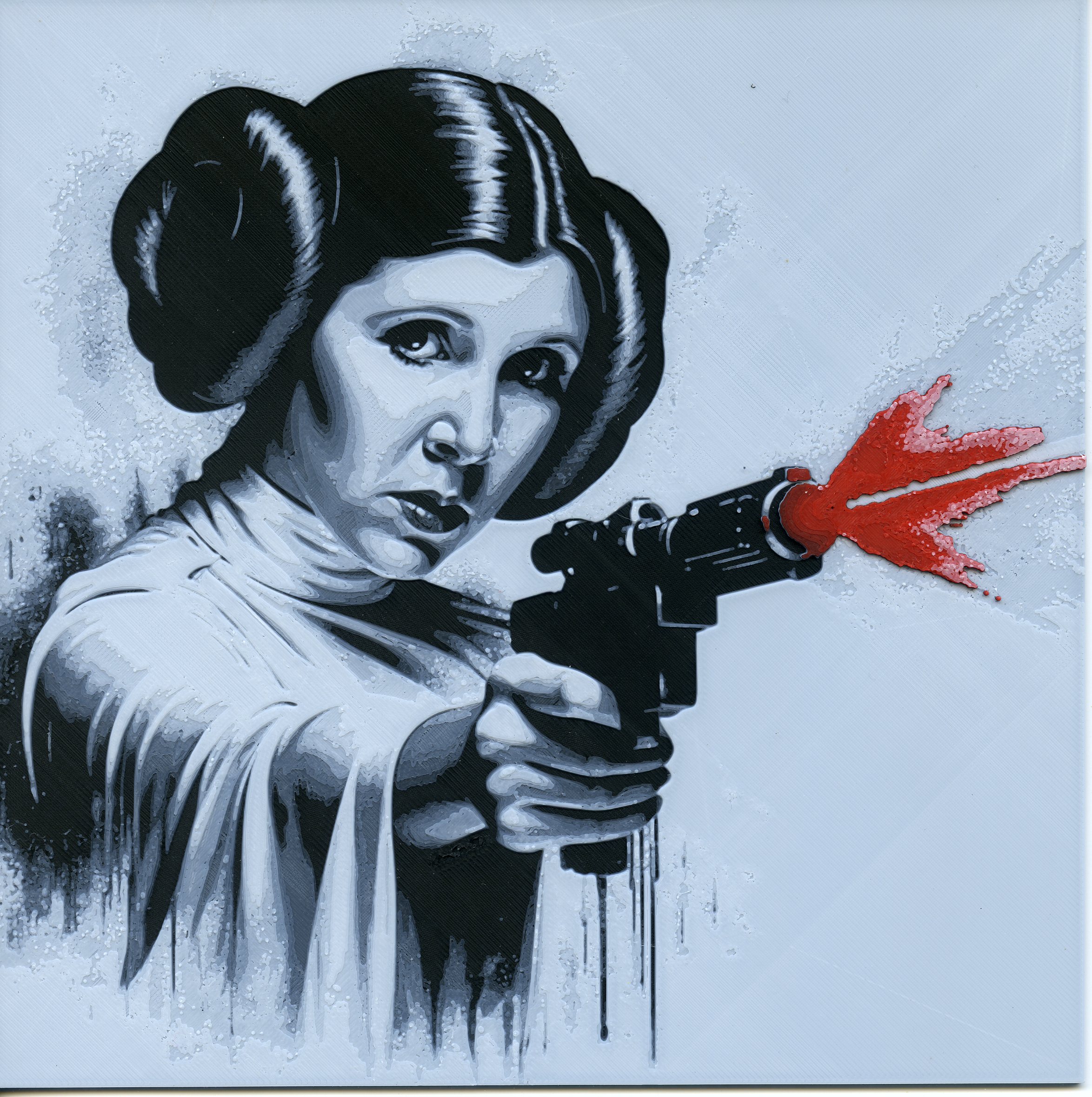 Leia With Blaster