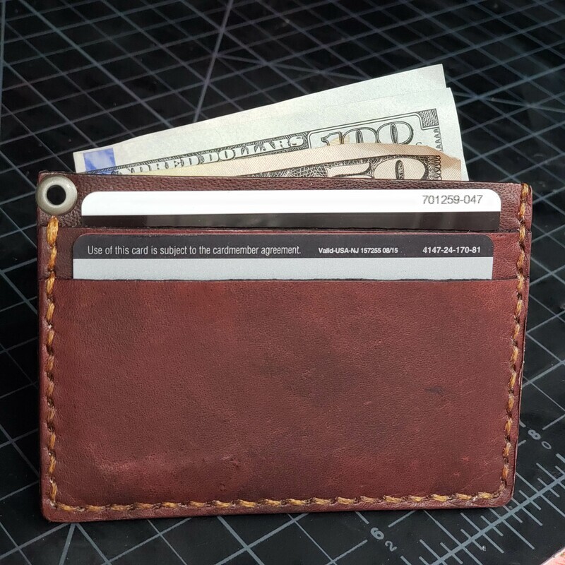 leather card wallet